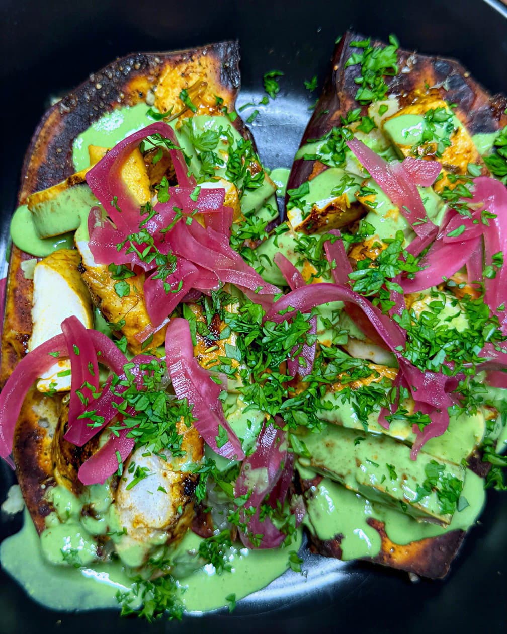 Loaded Purple Sweet Potato recipe