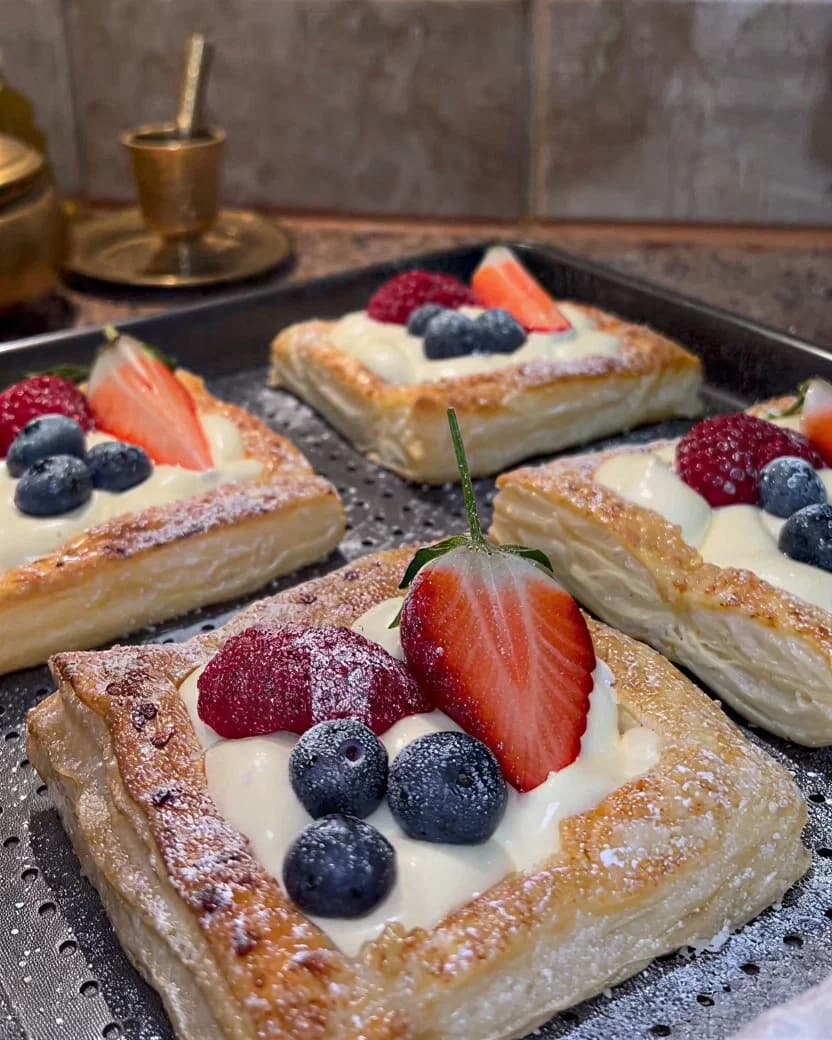 Custard Cream Pastries recipe