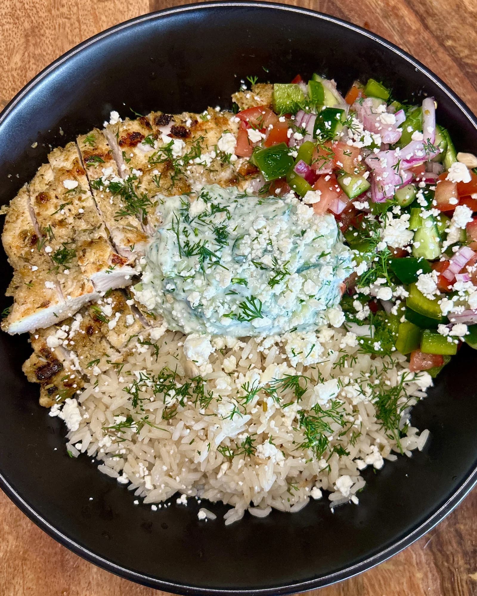Greek Chicken Bowl recipe