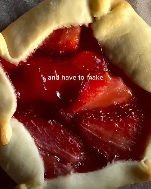Strawberry Shortcrust Pastries recipe