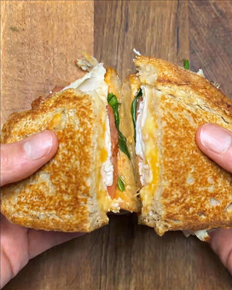 High Protein Turkey Melt recipe