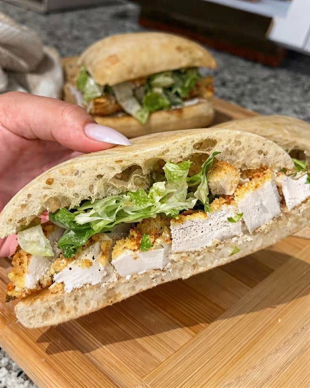 Chicken Caesar Sandwiches recipe