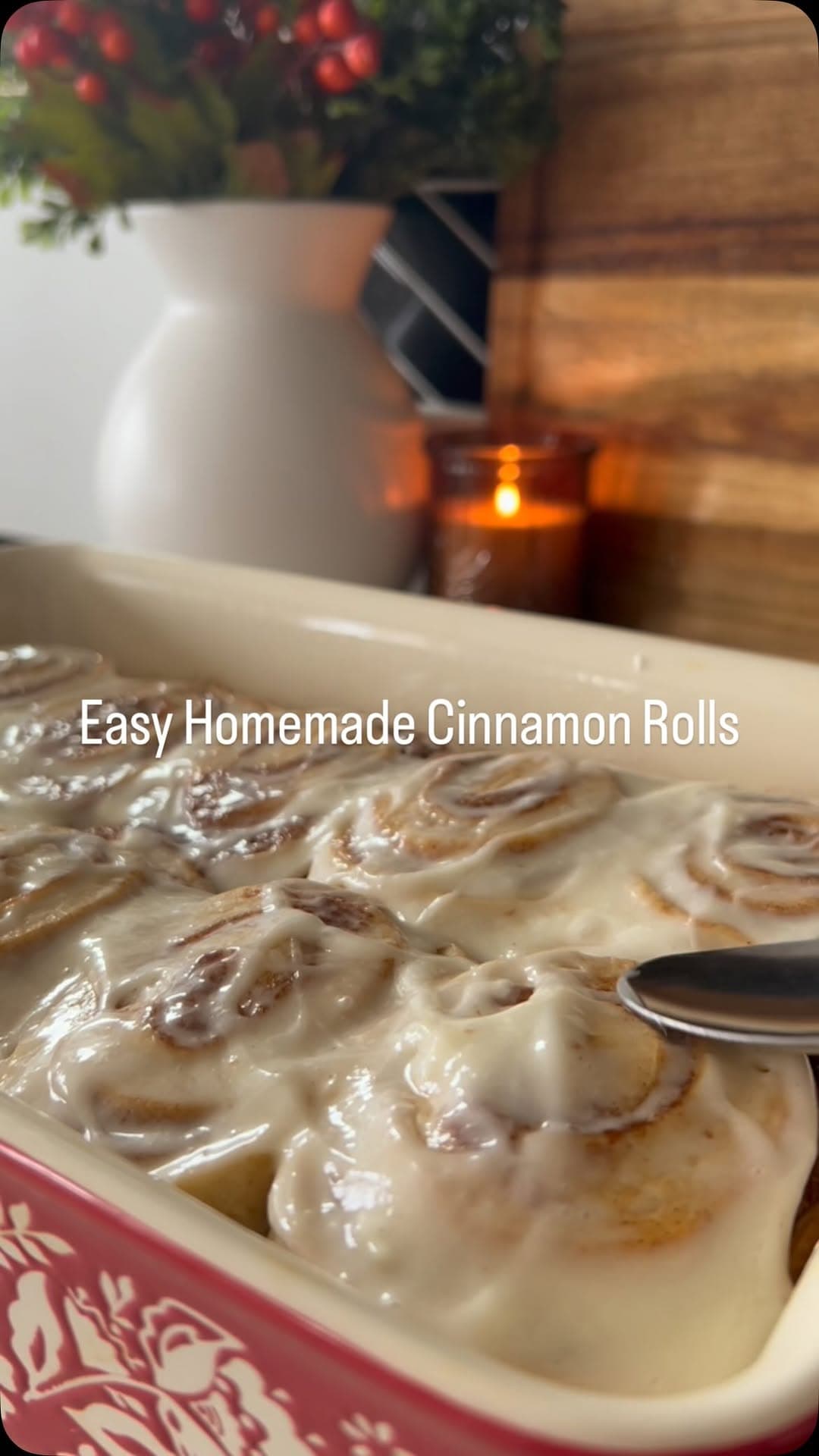 Homemade Cinnamon Rolls recipe