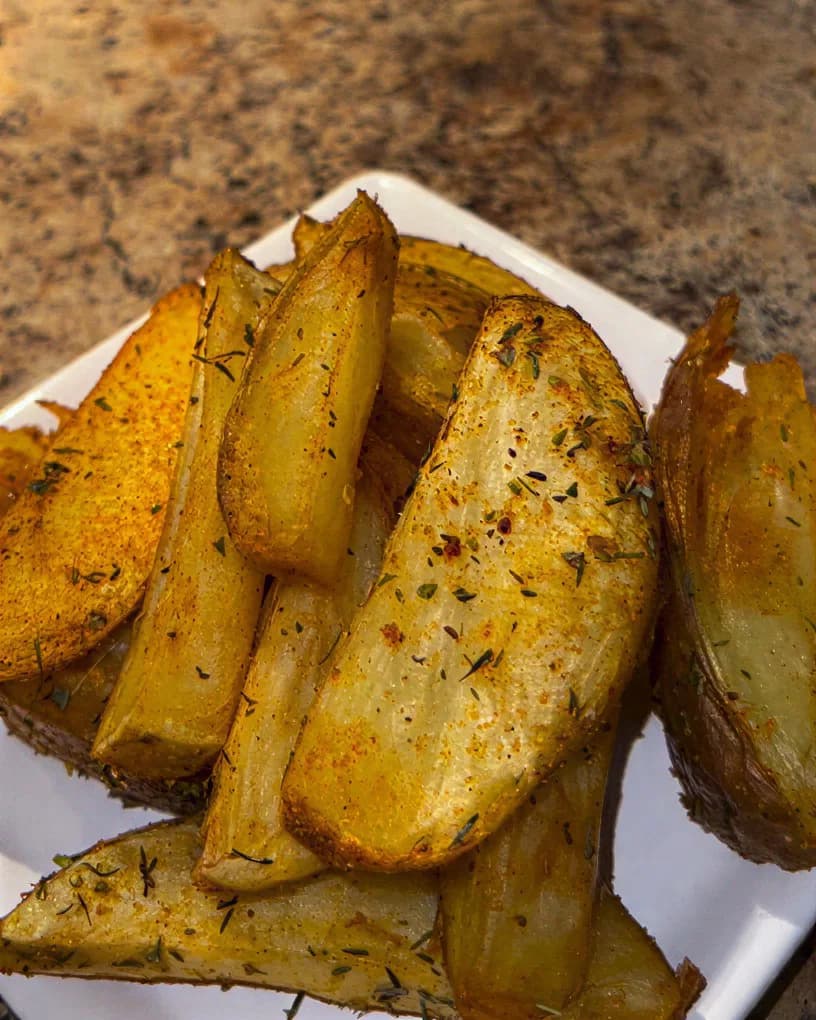 Cajun Spiced Potato Wedges recipe