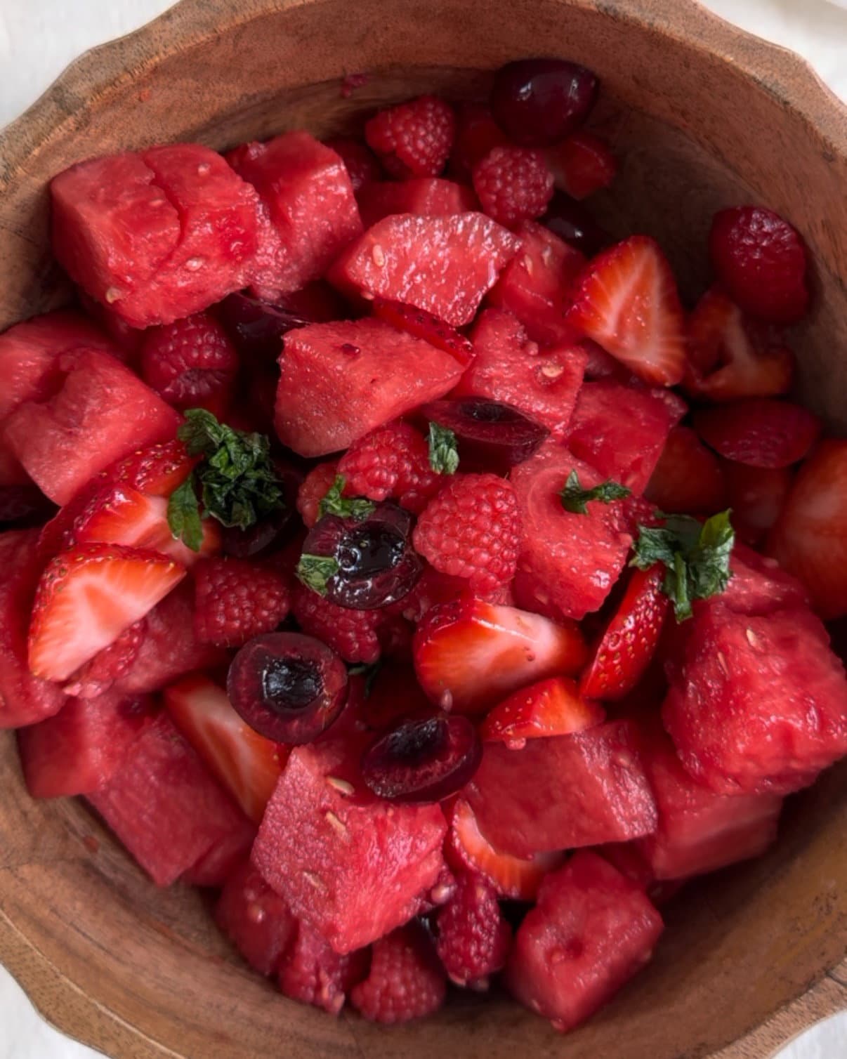 GF/DF Watermelon Salad with Honey Lime Dressing recipe