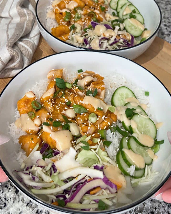 Bang Bang Chicken Bowls recipe