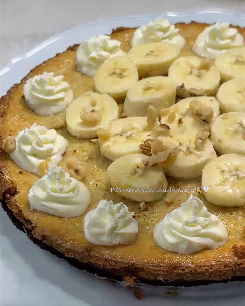 Creamy Banana Cheesecake recipe