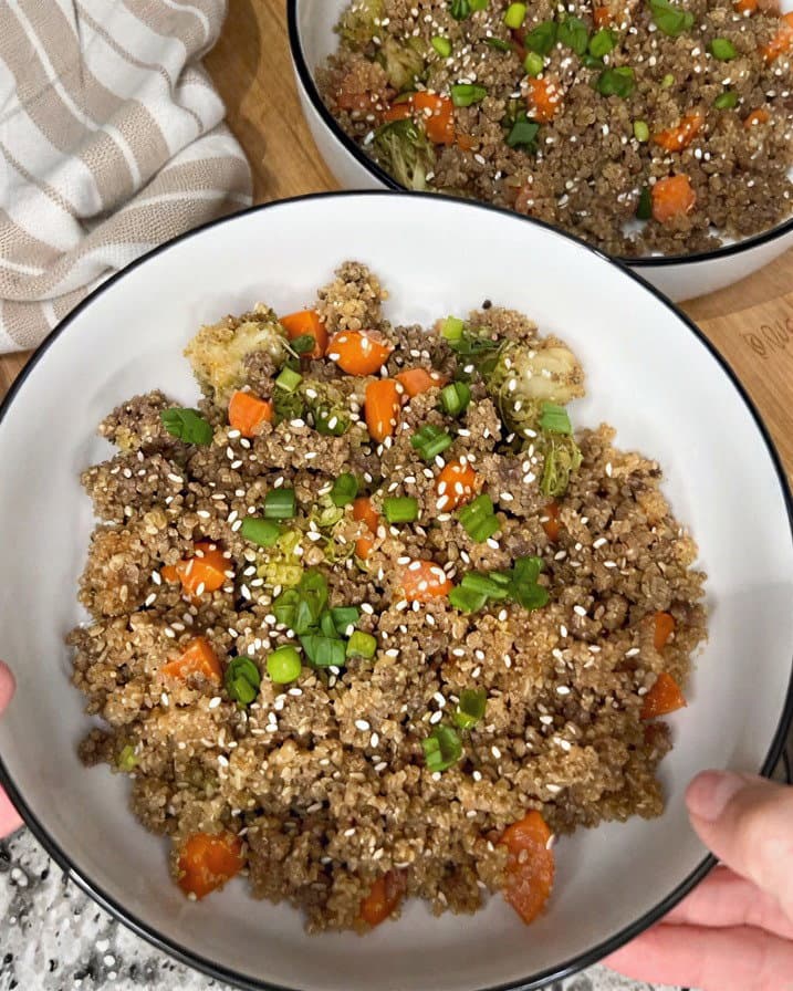 Beef & Broccoli Quinoa Bowls recipe