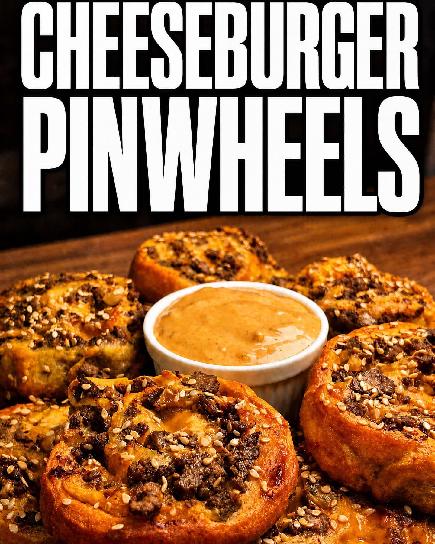 Cheeseburger Pinwheels recipe