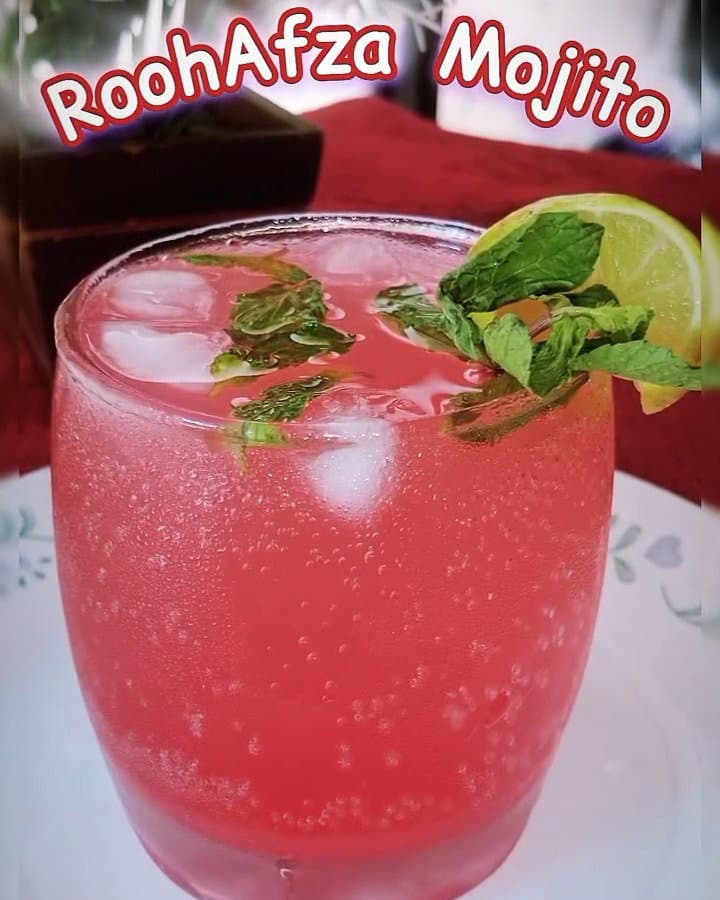 Roohafza Mojito | Refreshing Summer Drink recipe