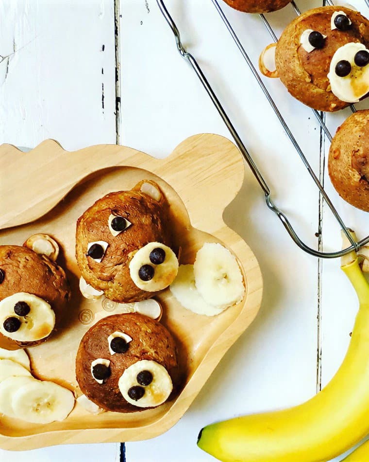 Banana & Cinnamon Monkey Muffins recipe