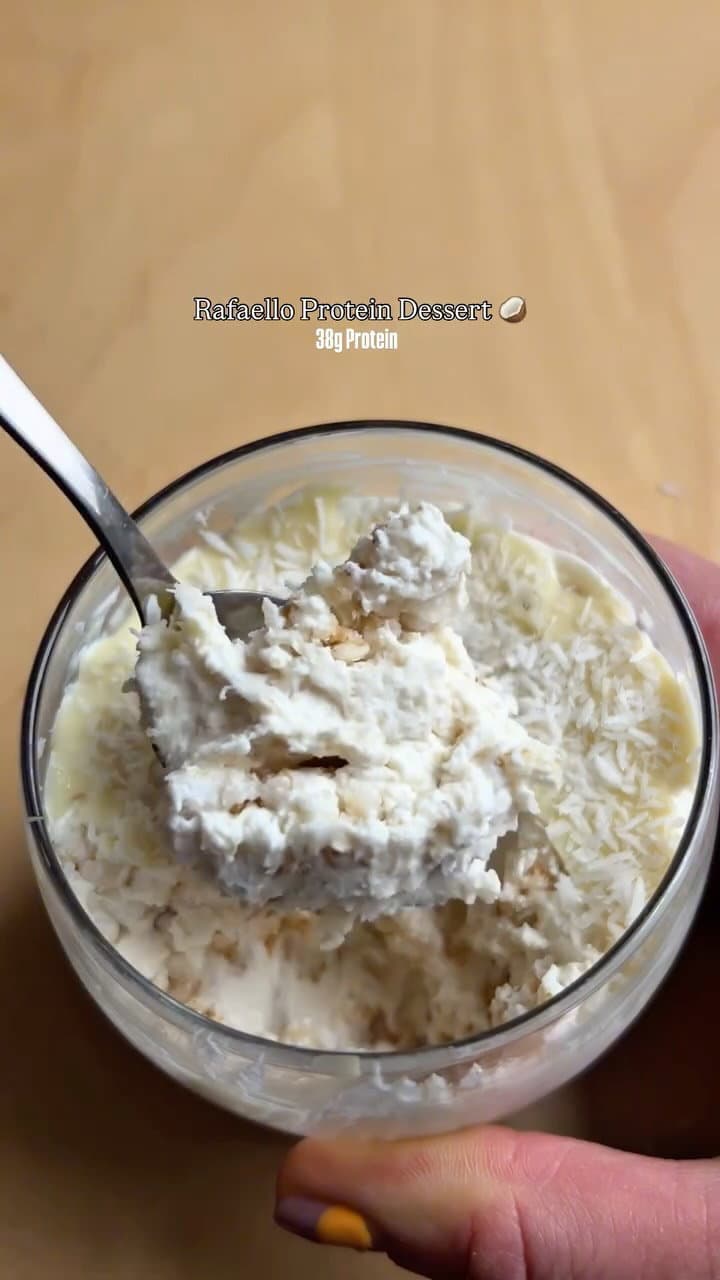 Rafaello Protein Dessert recipe