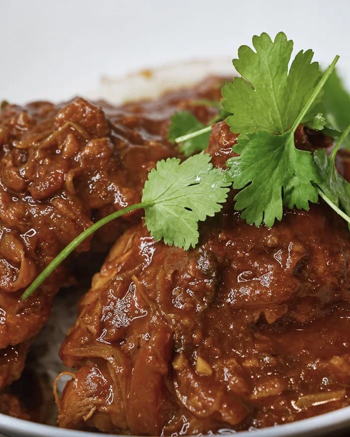 Red Curry Chicken Thighs recipe