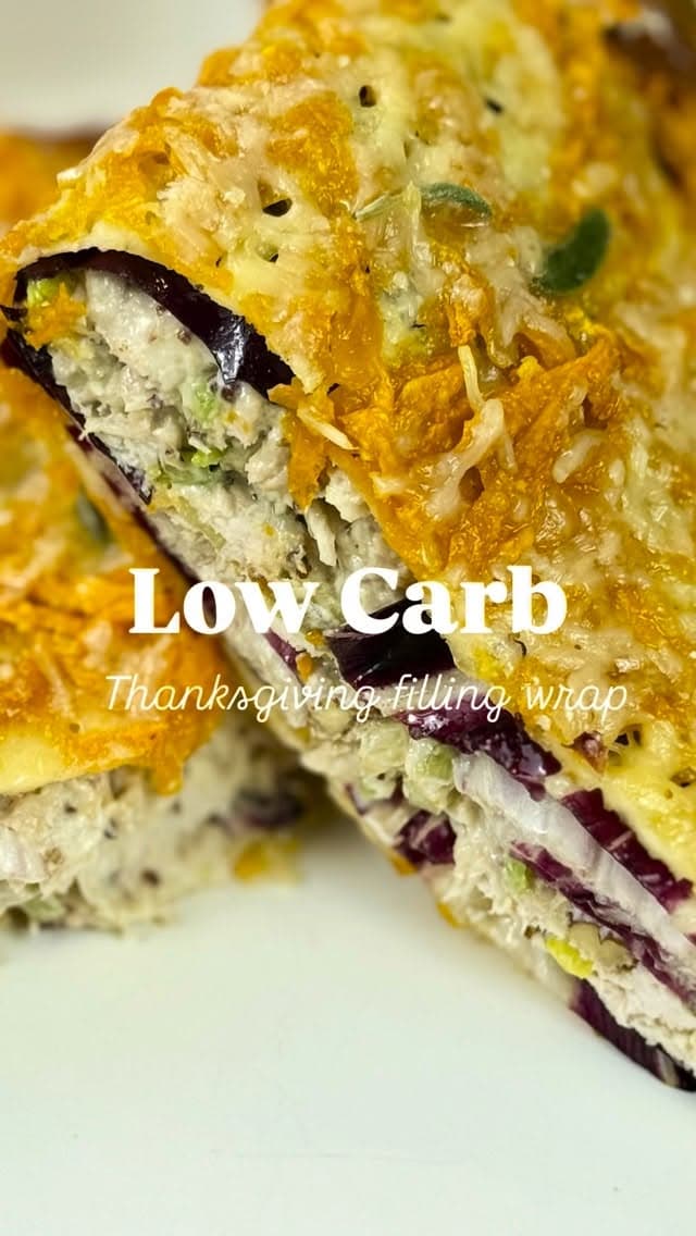 Low Carb Thanksgiving Wrap (Viral Style) recipe