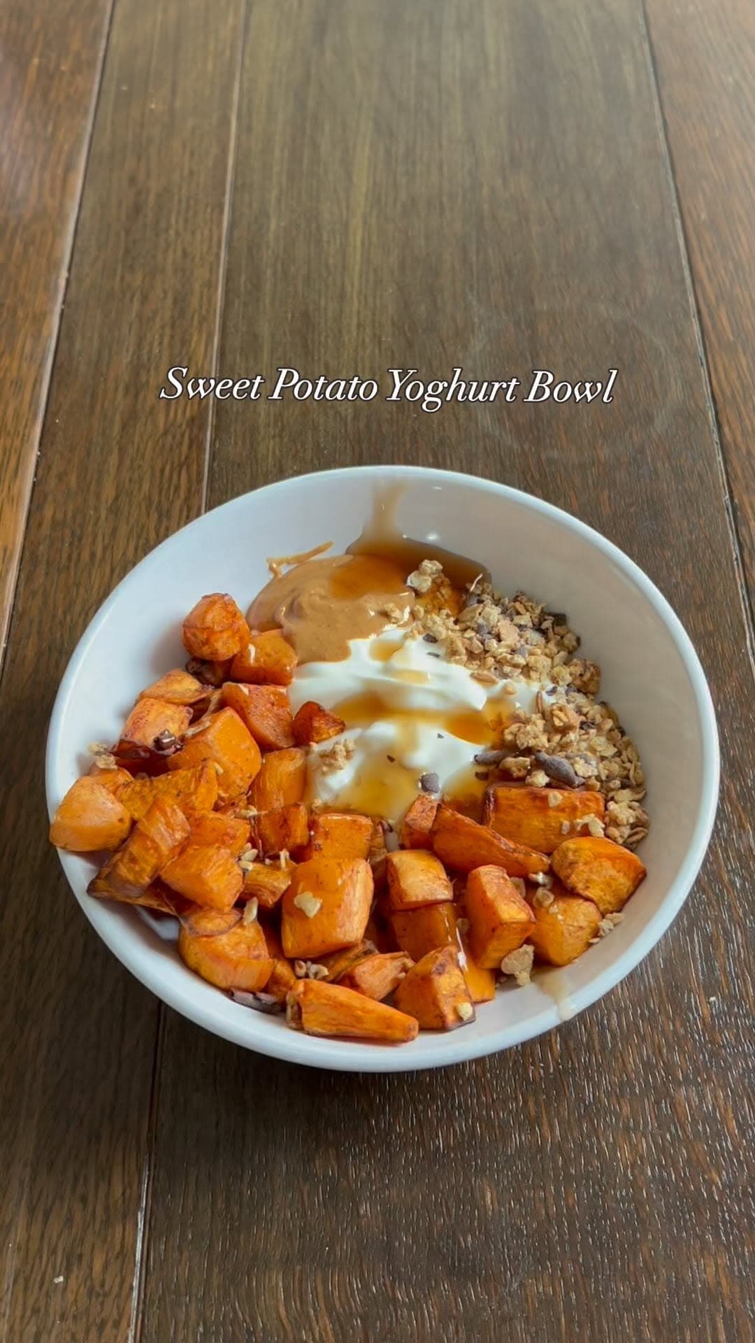 Sweet Potato Yoghurt Bowl recipe