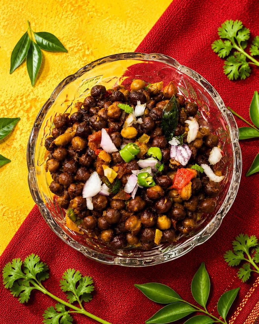 Spicy Kala Chana Masala recipe
