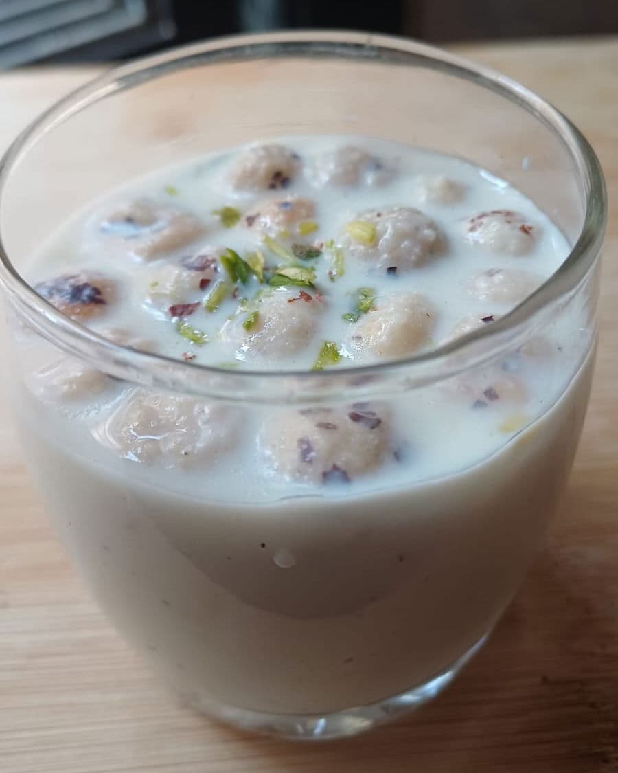 Malai Makhana Milk | Vrat Recipe recipe