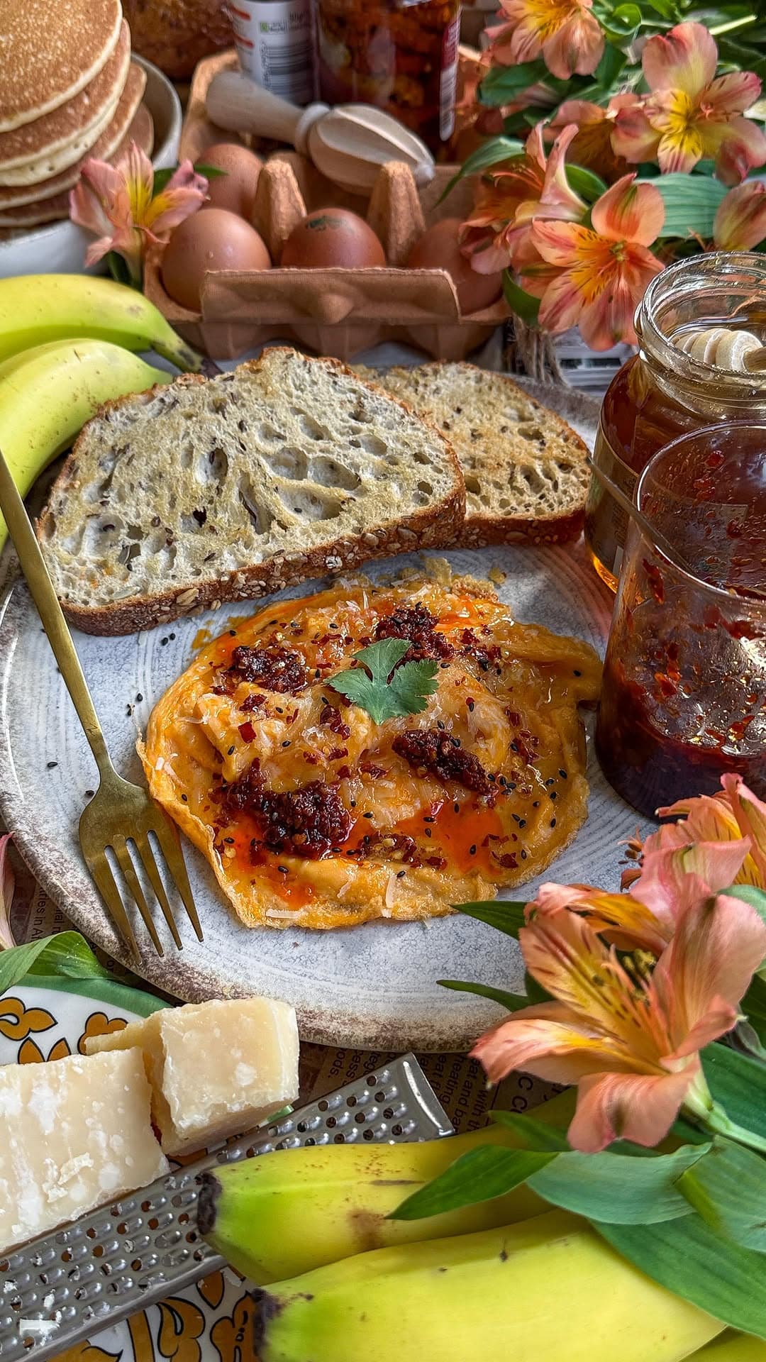 Hot Honey Eggs (Gourmet Style) recipe