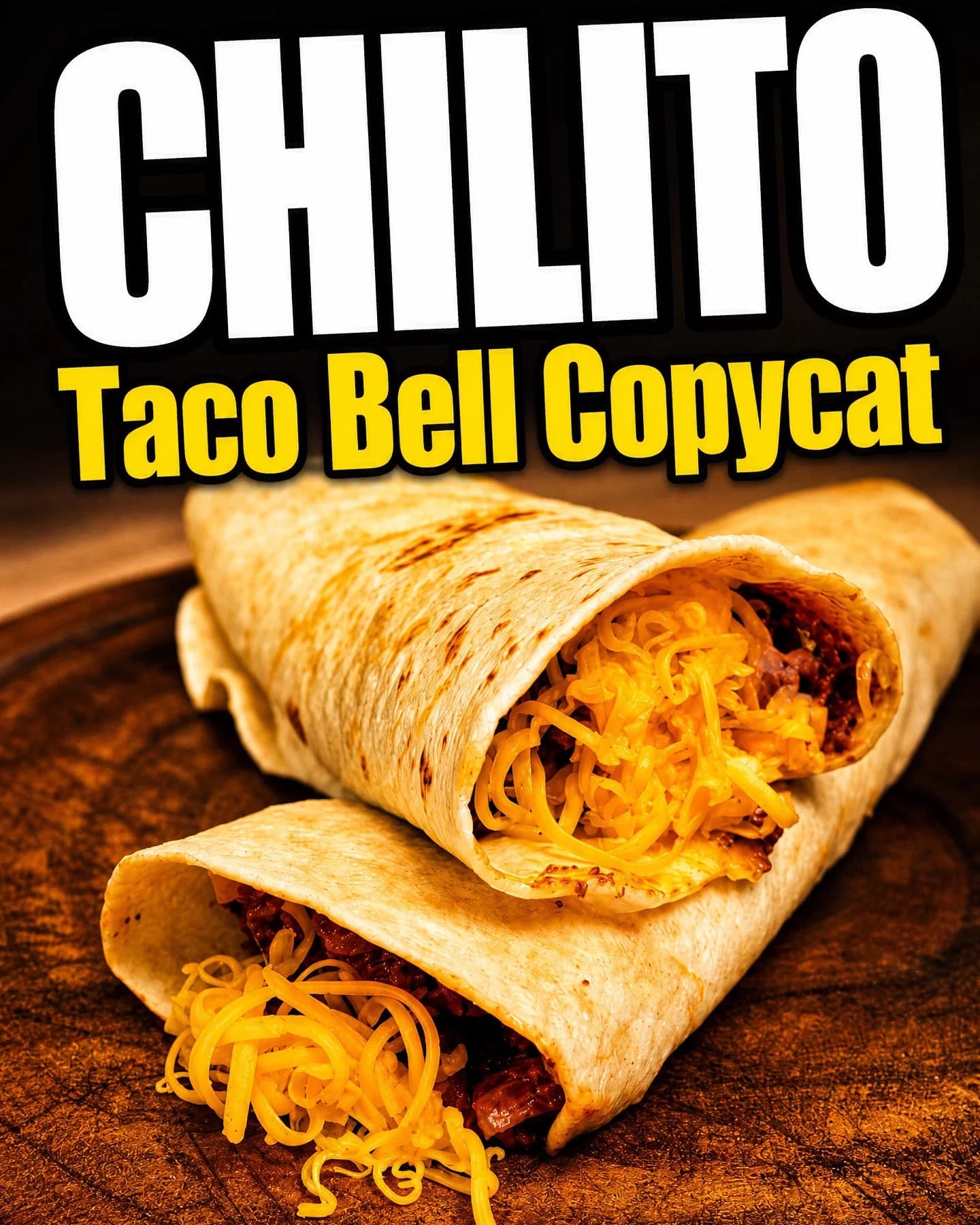 Chili Cheese Burritos (Taco Bell Chilito Copycat) recipe