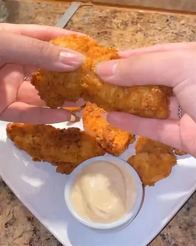 Crispy Chicken Tenders with Peri Peri Mayo recipe