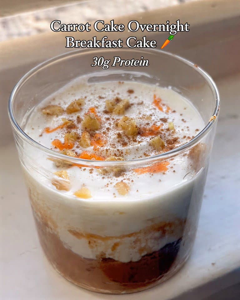 Microwave Protein Carrot Cake recipe