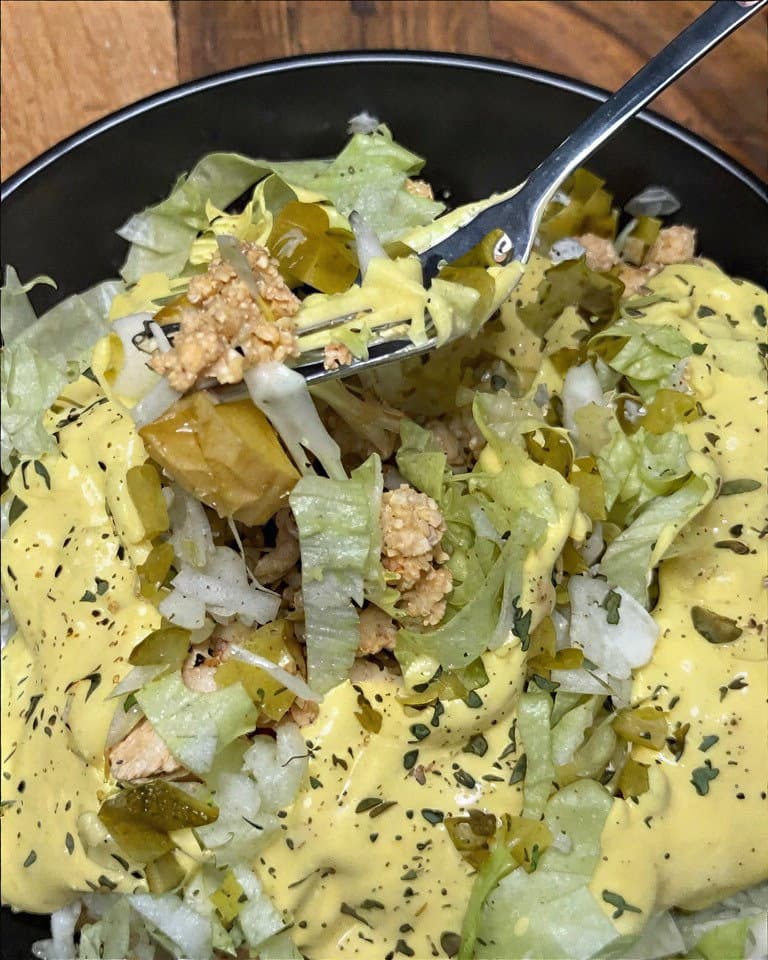 McChicken Burger Bowl recipe
