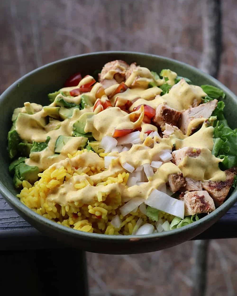 Curry Chicken Bowl (High-Protein Meal Prep) recipe