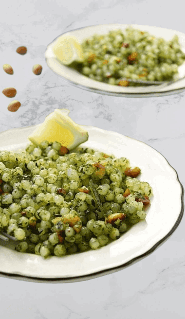 Sabudana Khichdi with a Coconut-Cilantro Pesto Twist recipe