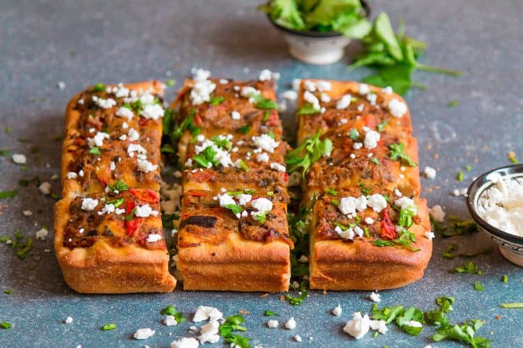 Zaalouk Focaccia recipe