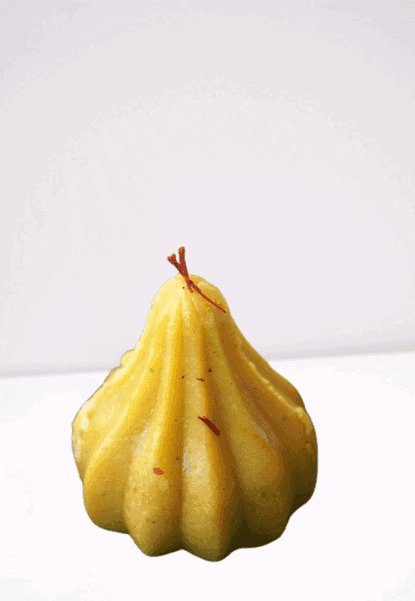 Spiced Coconut and Mango Modak with a Chocolate Twist recipe