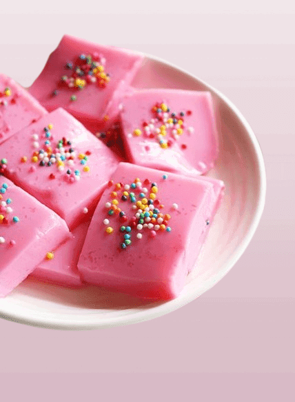 Pink China Grass Dessert recipe