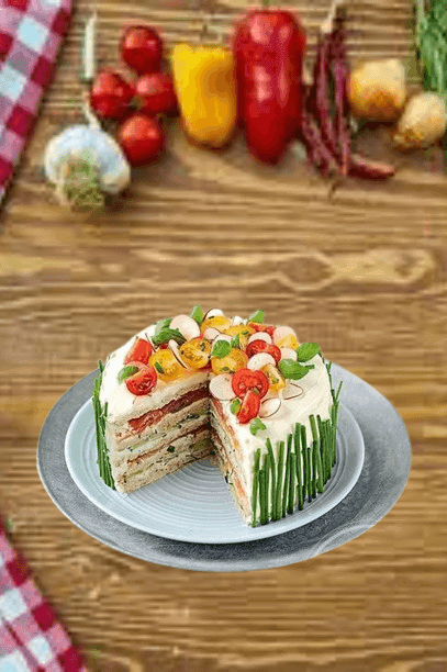 Chicken Sandwich Cake recipe
