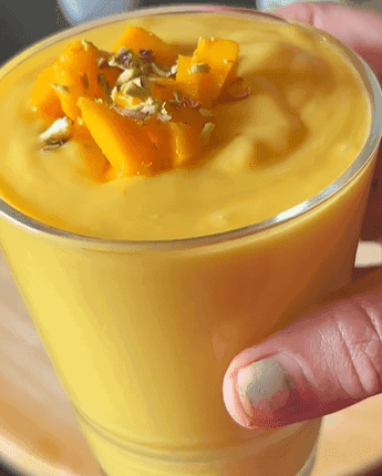 Mango Coconut Malai Smoothie recipe