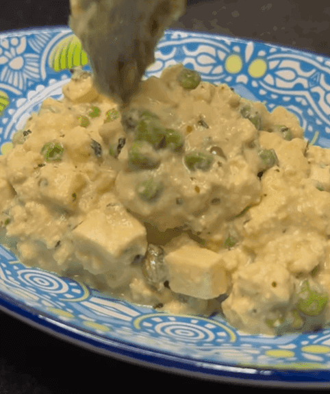 Malai Matar Paneer recipe