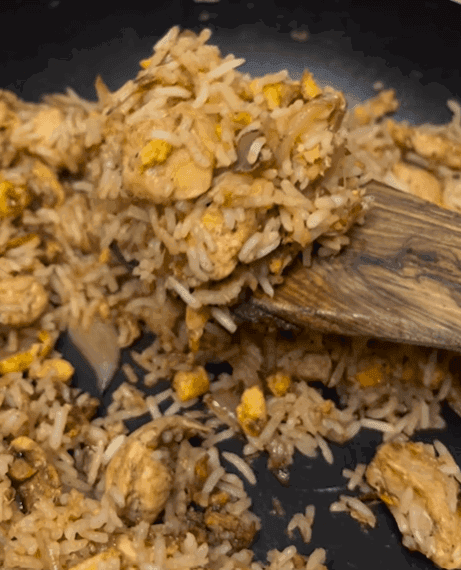 Egg Chicken Fried Rice recipe