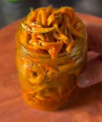 Instant Raw Mango Pickle recipe