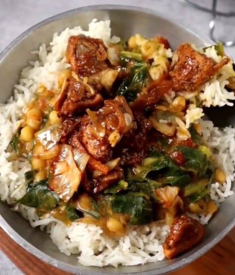 Quick Chicken with Kimchi recipe