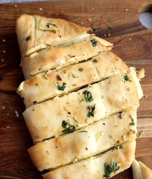 Garlic Bread with Austrian Cheese recipe