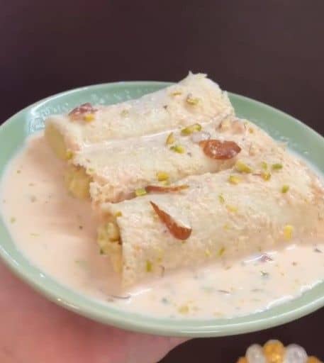 Rasmalai Rolls recipe