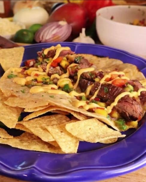 Carne Asada Tacos with Mango Salsa recipe