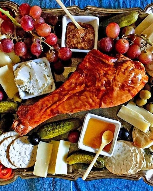 Smoked Turkey Charcuterie Board recipe