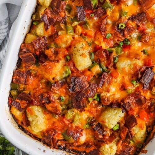 Tater Tot Breakfast Casserole recipe
