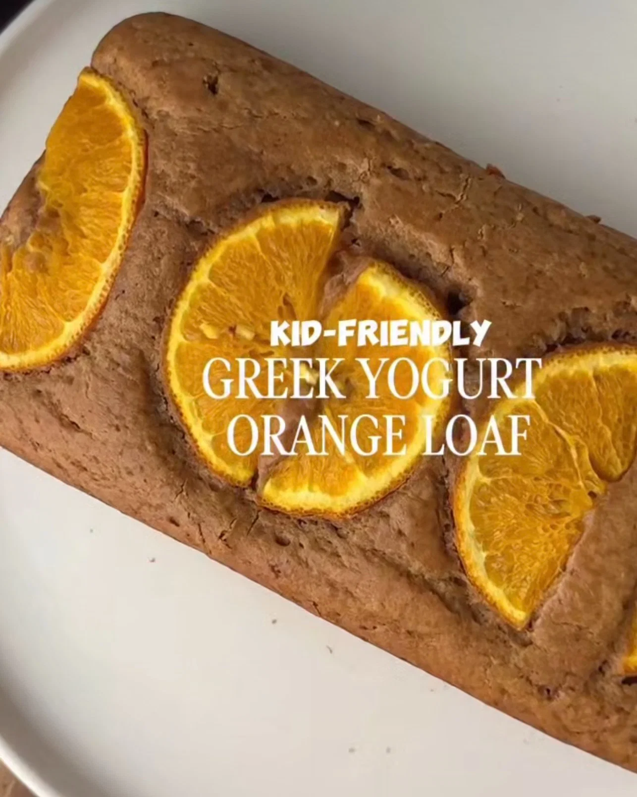 Greek Yogurt Orange Loaf recipe