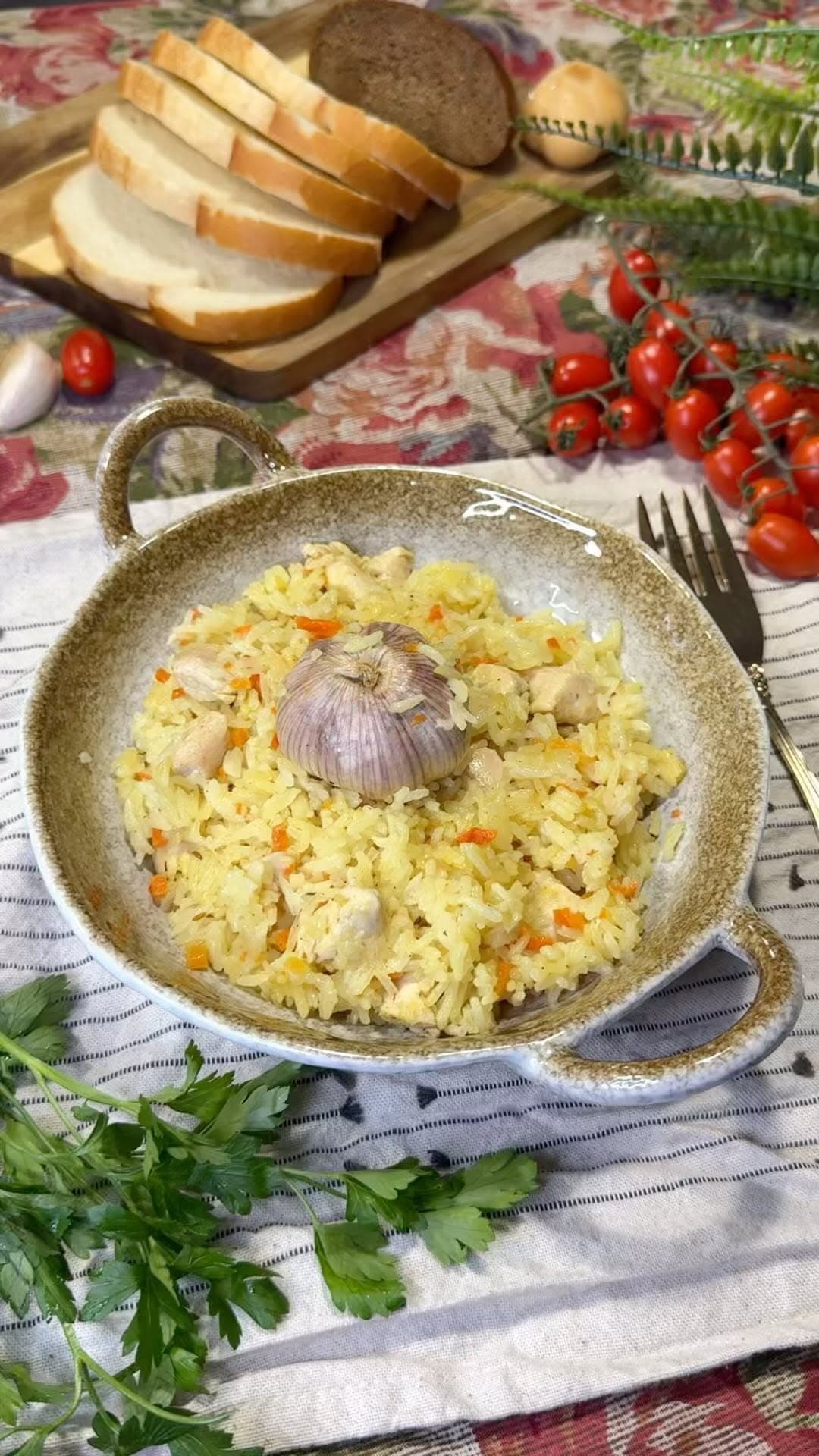 Easy Persian-Inspired Chicken Pilaf recipe