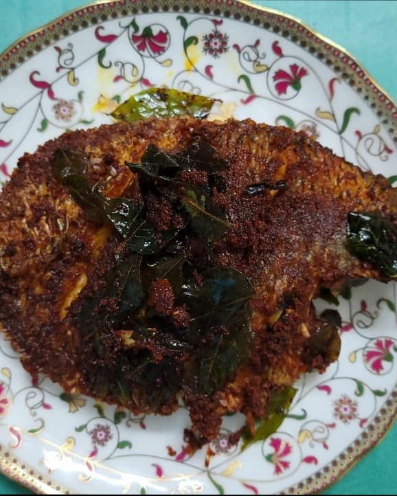 Spicy Karimeen Fry recipe