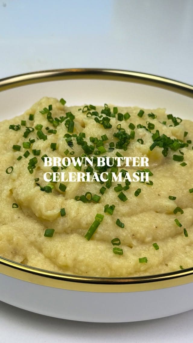 Brown Butter Celeriac Mash recipe