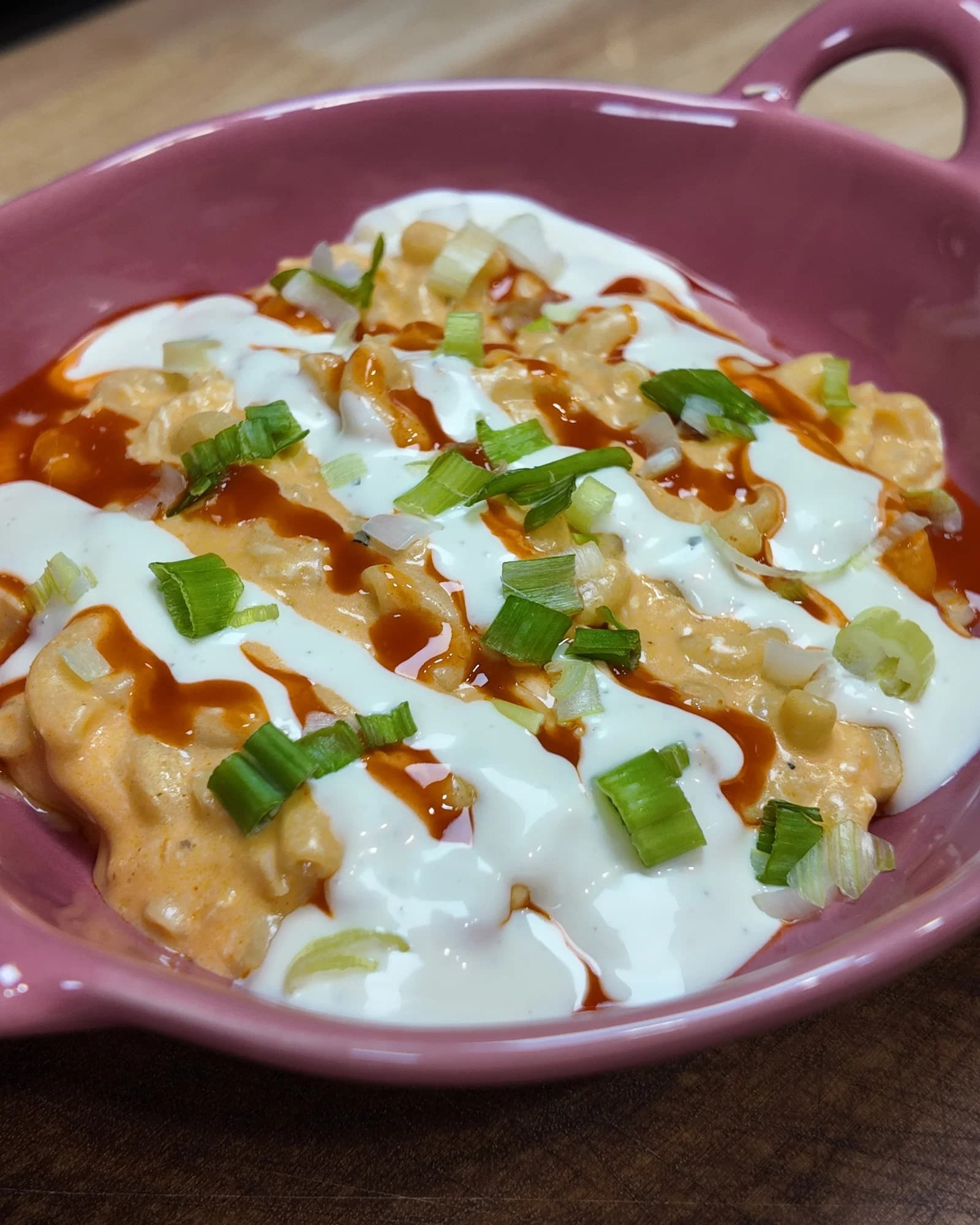 Buffalo Chicken Mac & Cheese recipe