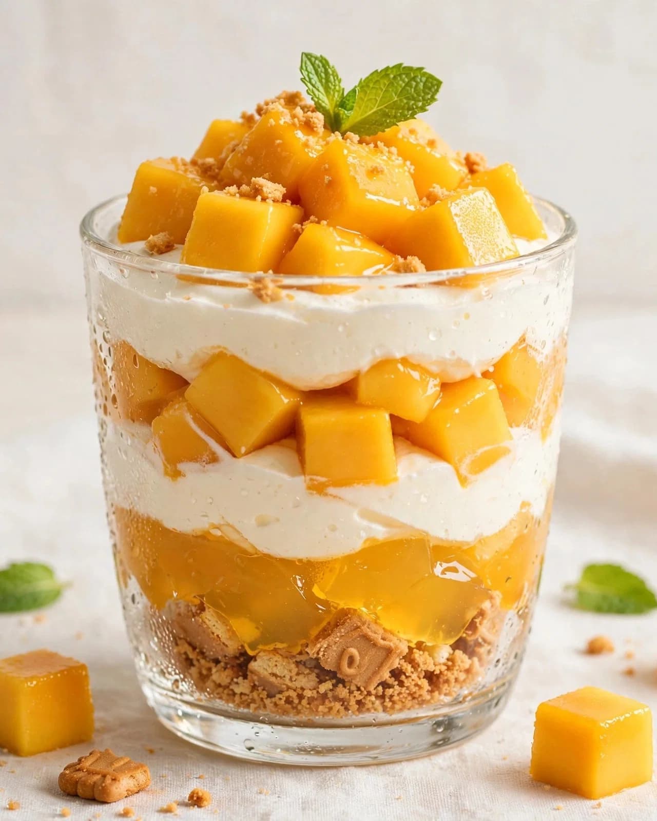 10 Minute Mango Delight Cups recipe