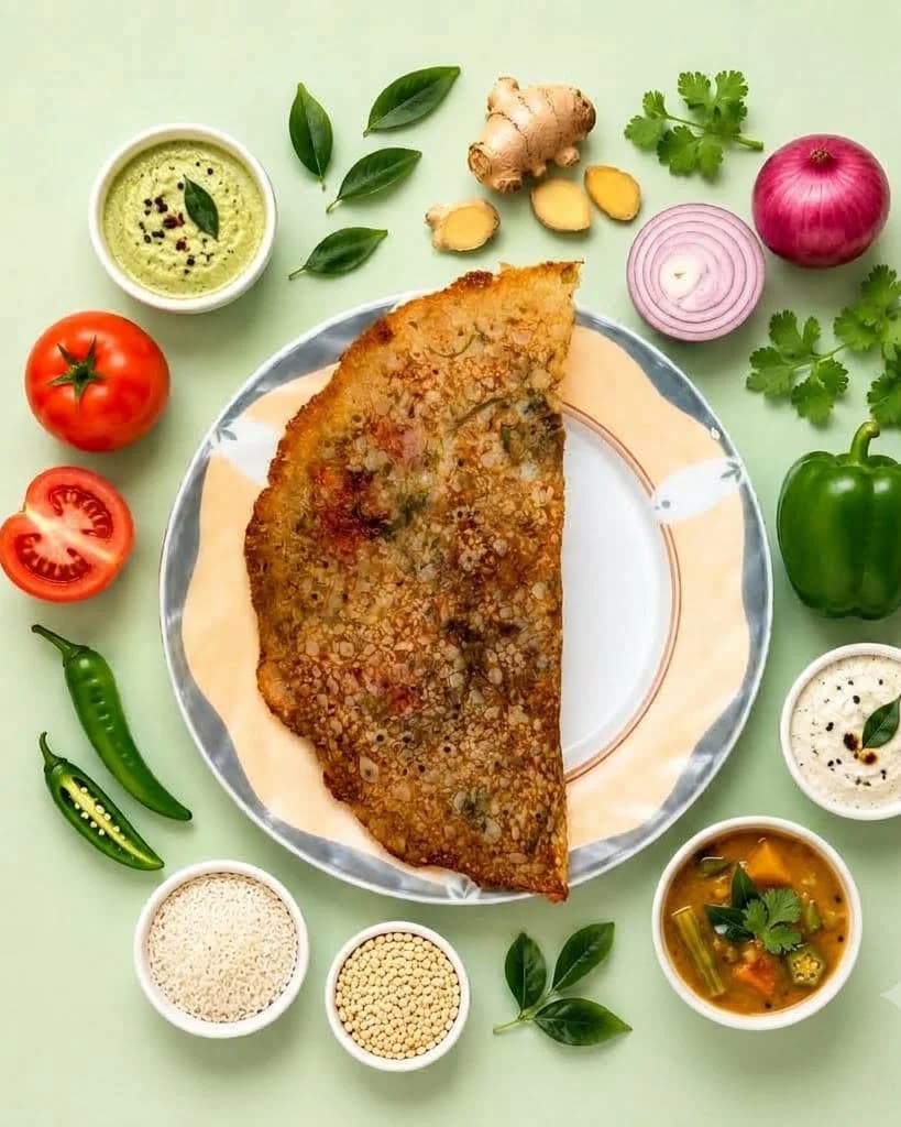 Vegetable Uttapam recipe