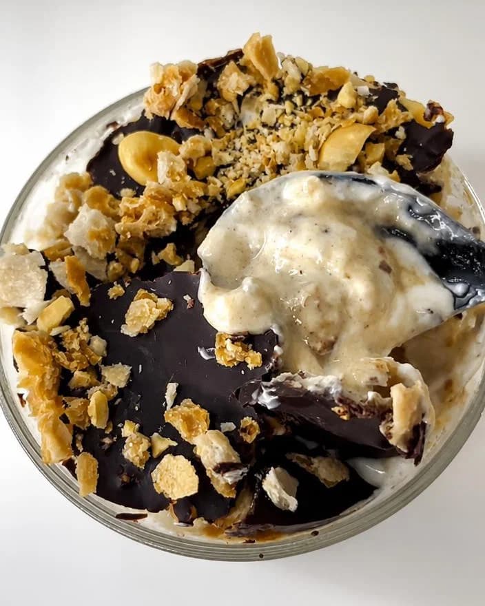 Roasted Pear Dessert Pots with Date Caramel and Chocolate Top recipe